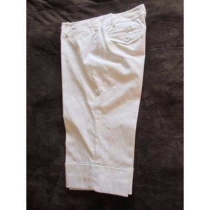 ANN TAYLOR LOFT WHITE CROP CAPRI PANTS SIZE 6 NWOT